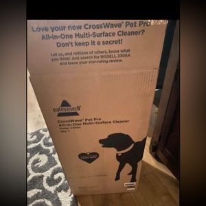Bissell Crosswave Vacume- pet